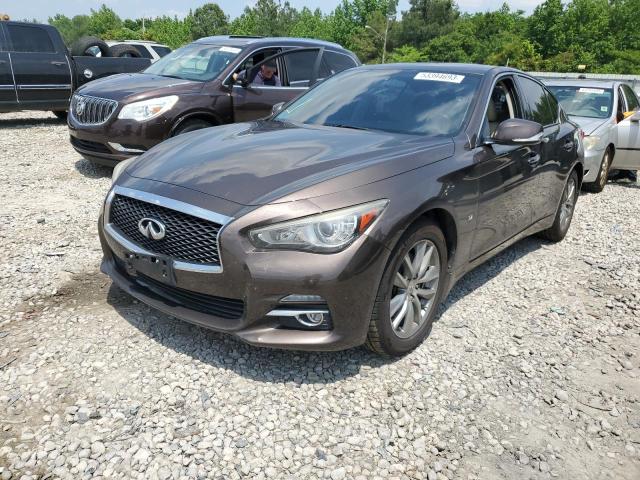 INFINITI Q50 BASE 2014 with VIN JN1BV7AR0EM694496 - Photo from auction