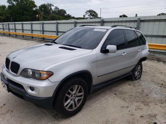 BMW X5 3.0I 2005 with VIN 5UXFA13555LY04271 - Photo from auction