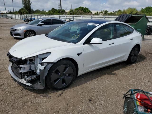 TESLA MODEL 3 2021 with VIN 5YJ3E1EA0MF921194 - Photo from auction