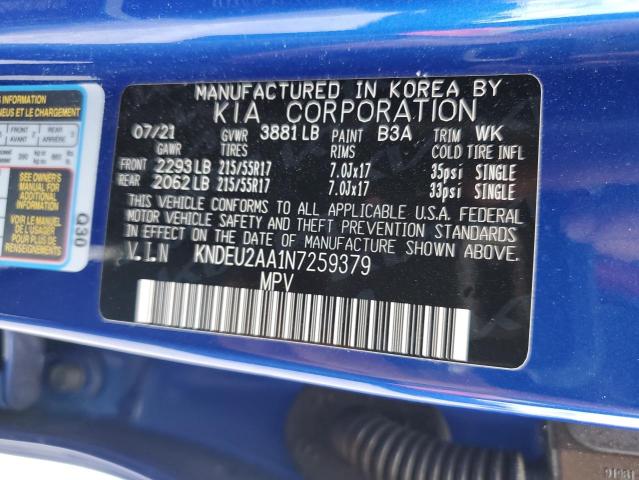 Photo 14 from auction – 2022 KIA SELTOS S with VIN KNDEU2AA1N7259379