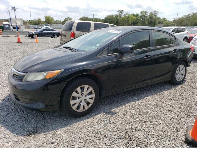 HONDA CIVIC LX 2012 with VIN 2HGFB2F58CH323314 - Photo from auction