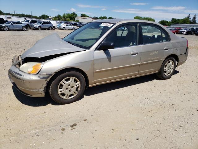 HONDA CIVIC LX 2002 with VIN 2HGES16522H593143 - Photo from auction