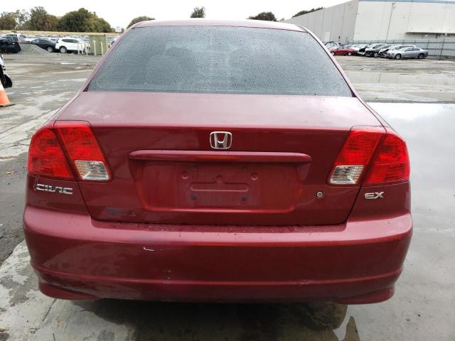 Photo 6 from auction – 2005 HONDA CIVIC EX with VIN 2HGES26745H547115
