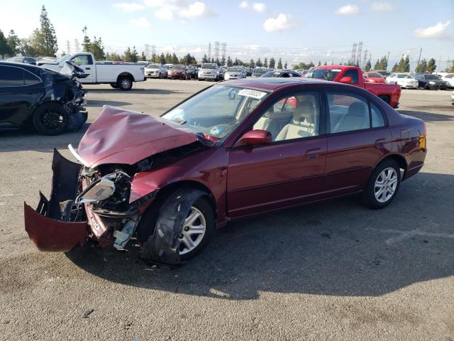 HONDA CIVIC EX 2003 with VIN 2HGES26753H526500 - Photo from auction