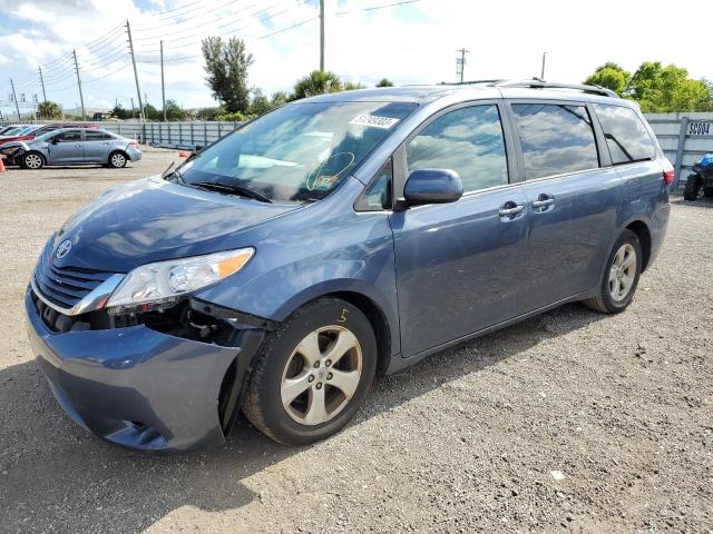 TOYOTA SIENNA LE 2015 with VIN 5TDKK3DC1FS651782 - Photo from auction