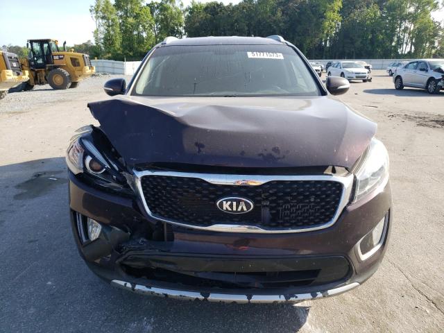 Photo 5 from auction – 2016 KIA SORENTO EX with VIN 5XYPH4A11GG024429