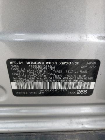 Zdjęcie 14 z aukcji – 2018 MITSUBISHI OUTLANDER z VIN JA4AD2A33JZ017377