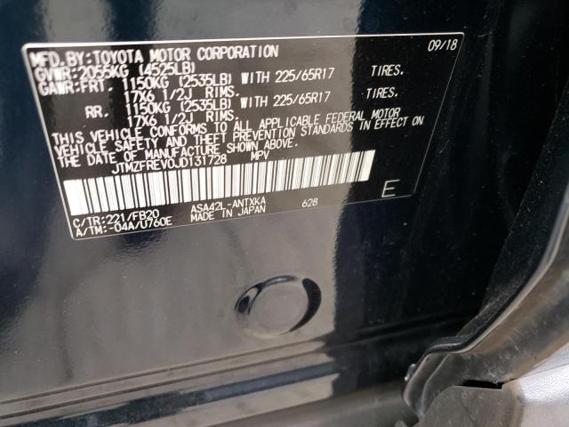 Photo 14 from auction – 2018 TOYOTA RAV4 LE with VIN JTMZFREV0JD131728