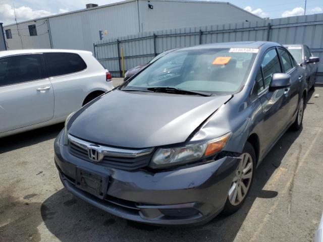 HONDA CIVIC EX 2012 with VIN 19XFB2F8XCE318894 - Photo from auction
