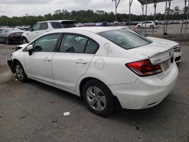 Photo 2 from auction – 2014 HONDA CIVIC LX with VIN 19XFB2F53EE011818