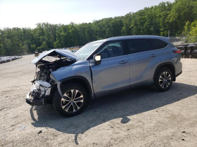 TOYOTA HIGHLANDER 2022 with VIN 5TDGZRBH1NS191153 - Photo from auction