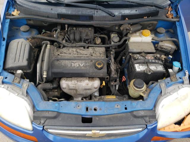 Photo 11 from auction – 2007 CHEVROLET AVEO BASE with VIN KL1TD66687B725609