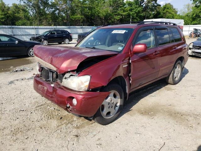 TOYOTA HIGHLANDER 2005 с VIN JTEEP21AX50117155 - Фото с аукциона