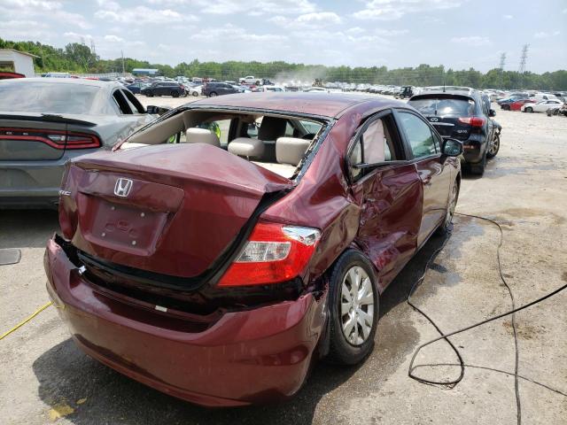 Photo 3 from auction – 2012 HONDA CIVIC LX with VIN 2HGFB2F57CH552650