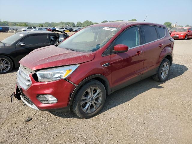 FORD ESCAPE SE 2017 with VIN 1FMCU9GD6HUC78786 - Photo from auction