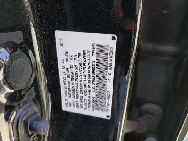 Photo 14 from auction – 2015 HONDA CR-V EX with VIN 3CZRM3H50FG703576
