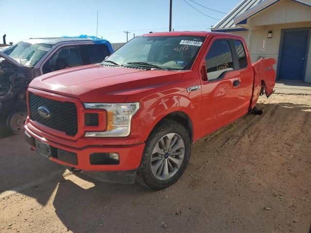 FORD F150 SUPER 2018 with VIN 1FTEX1EP2JKE32219 - Photo from auction