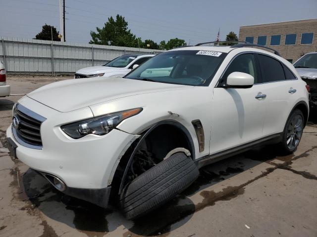 INFINITI FX37 2013 with VIN JN8CS1MW7DM172458 - Photo from auction