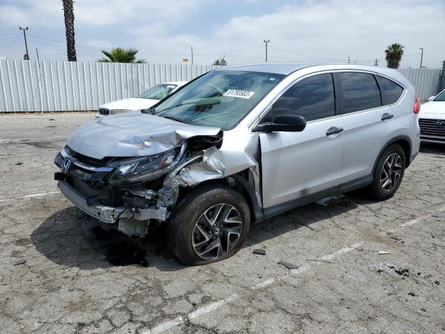HONDA CR-V SE 2016 with VIN 2HKRM3H43GH562900 - Photo from auction