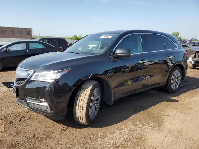 ACURA MDX TECHNO 2016 with VIN 5FRYD4H48GB041542 - Photo from auction