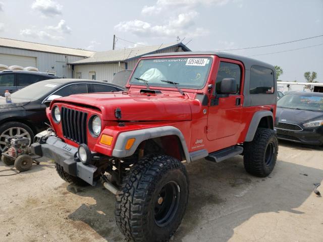 JEEP WRANGLER / 2005 with VIN 1J4FA44S35P302837 - Photo from auction