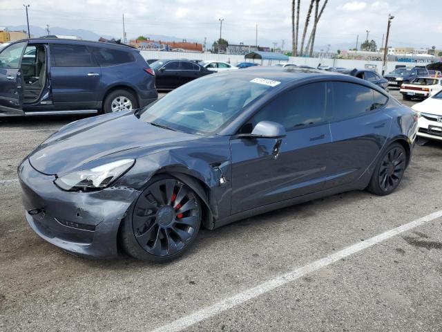 TESLA MODEL 3 2022 with VIN 5YJ3E1EC2NF202046 - Photo from auction