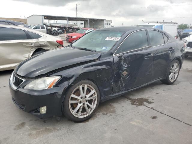 LEXUS IS 250 2007 with VIN JTHBK262X75037124 - Photo from auction