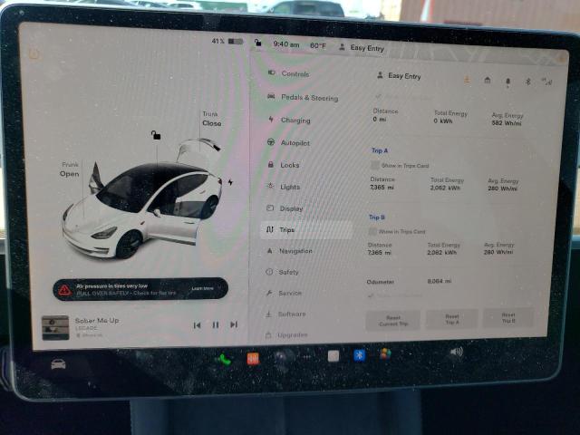 Photo 9 from auction – 2022 TESLA MODEL 3 with VIN 5YJ3E1EA5NF371864