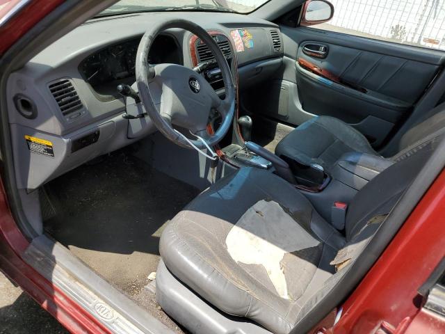 Photo 7 from auction – 2005 KIA OPTIMA LX with VIN KNAGD128155408736