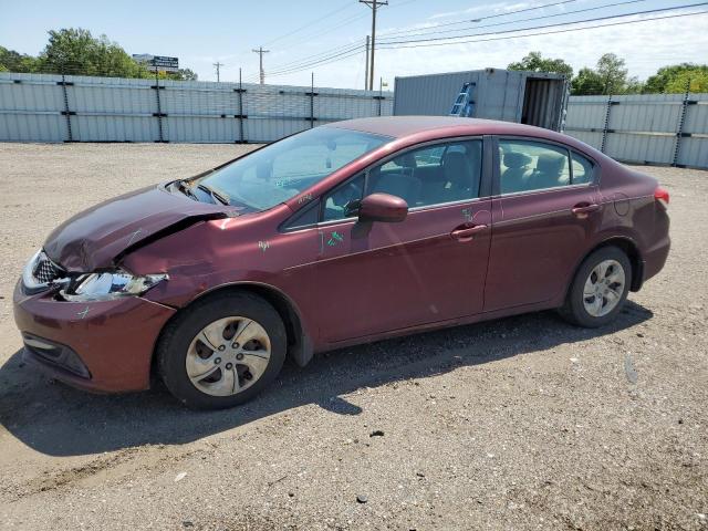HONDA CIVIC LX 2014 with VIN 19XFB2F51EE046664 - Photo from auction