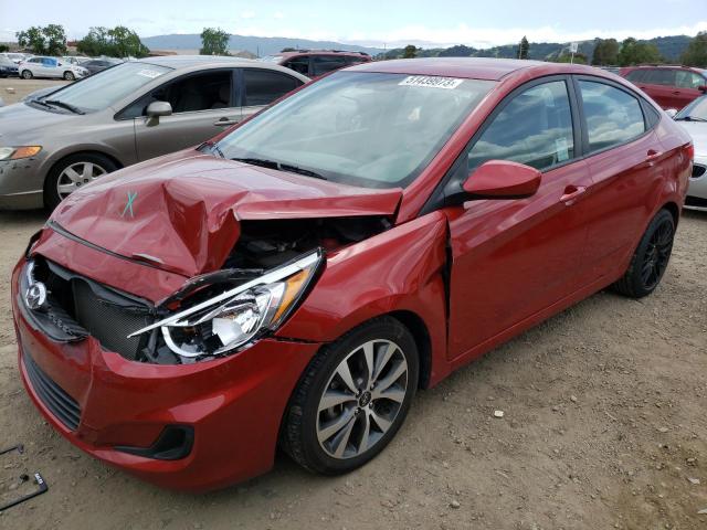 HYUNDAI ACCENT SE 2017 with VIN KMHCT4AEXHU378039 - Photo from auction