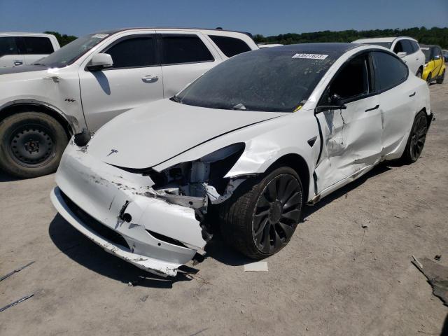 TESLA MODEL 3 2022 with VIN 5YJ3E1EC7NF354095 - Photo from auction