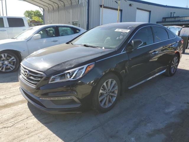 HYUNDAI SONATA 2016 with VIN 5NPE34AFXGH340986 - Photo from auction