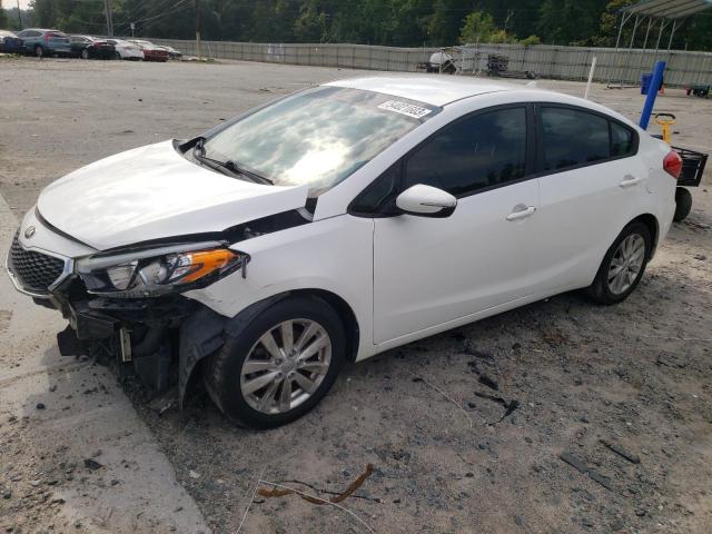 KIA FORTE LX 2014 with VIN KNAFX4A64E5097243 - Photo from auction