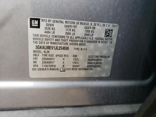Photo 14 from auction – 2018 GMC TERRAIN SL with VIN 3GKALMEV1JL254896