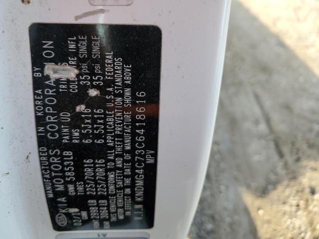 Photo 14 from auction – 2012 KIA SEDONA LX with VIN KNDMG4C73C6418616