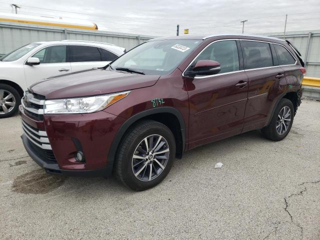 TOYOTA HIGHLANDER 2018 with VIN 5TDJZRFH5JS847607 - Photo from auction