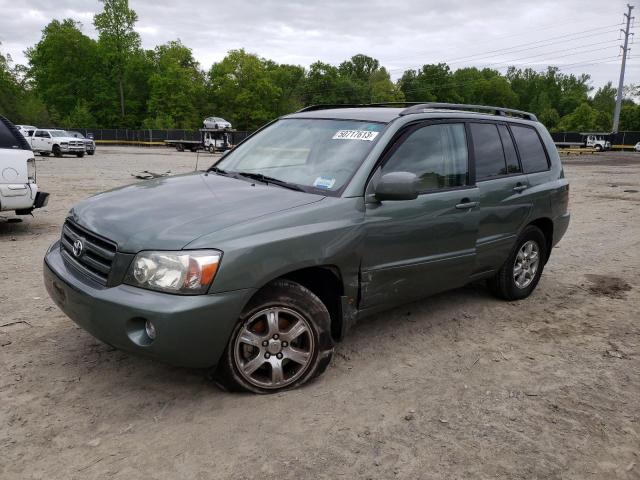 TOYOTA HIGHLANDER 2006 with VIN JTEEP21A560180911 - Photo from auction