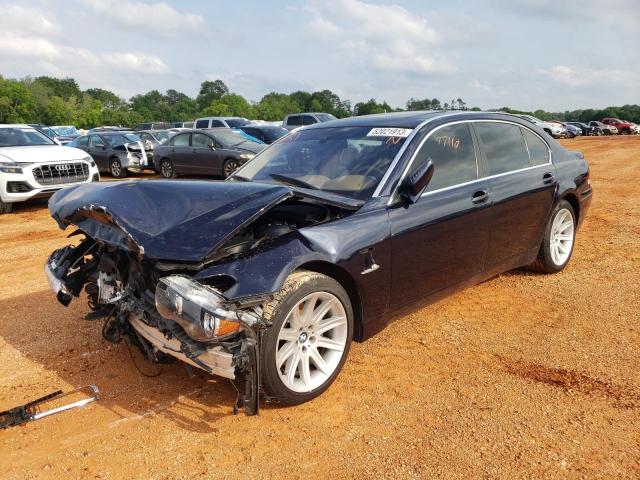 BMW 745 LI 2004 with VIN WBAGN63454DS49178 - Photo from auction