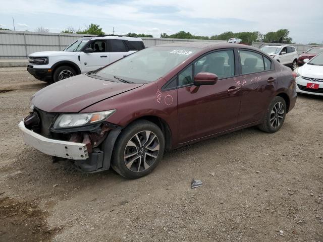 HONDA CIVIC EX 2015 with VIN 19XFB2F80FE270391 - Photo from auction