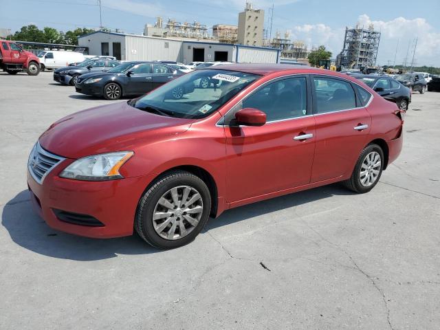 NISSAN SENTRA S 2014 with VIN 3N1AB7AP1EY308703 - Photo from auction