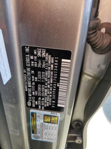 Photo 14 from auction – 2016 KIA SORENTO SX with VIN 5XYPK4A17GG134841