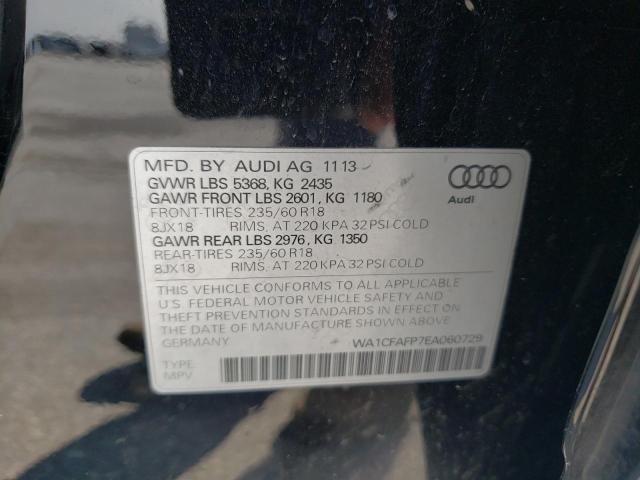 Photo 14 from auction – 2014 AUDI Q5 PREMIUM with VIN WA1CFAFP7EA060729