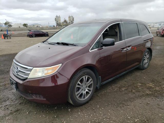 HONDA ODYSSEY EX 2013 with VIN 5FNRL5H61DB048666 - Photo from auction