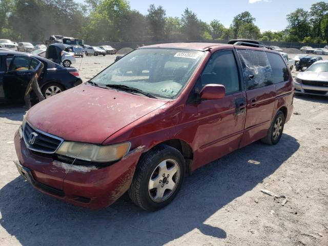 HONDA ODYSSEY EX 2002 with VIN 5FNRL18042B044337 - Photo from auction