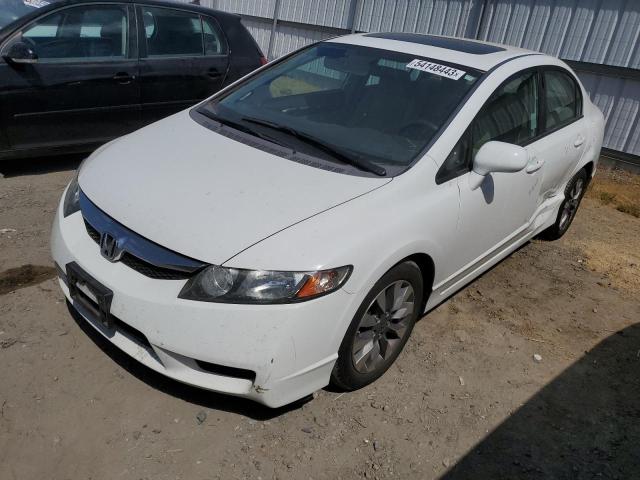 HONDA CIVIC EX 2009 with VIN 19XFA16809E013409 - Photo from auction