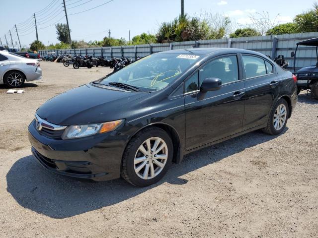 HONDA CIVIC EXL 2012 with VIN 19XFB2F90CE018628 - Photo from auction