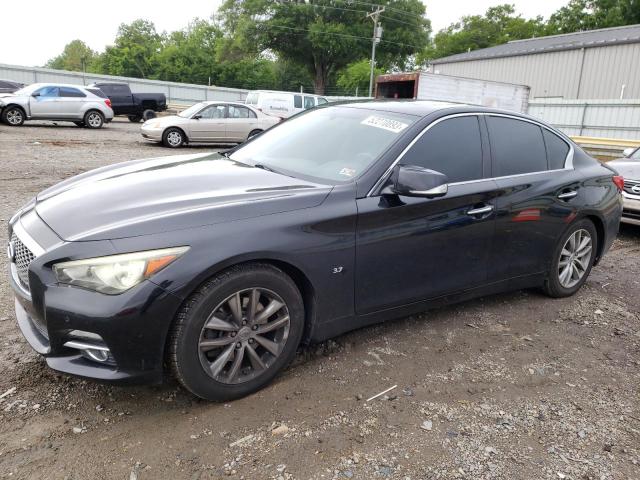 INFINITI Q50 2014 with VIN JN1BV7AP4EM670278 - Photo from auction