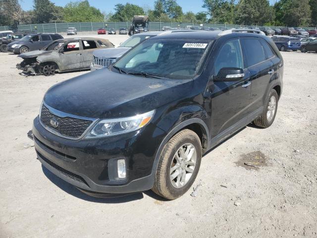 KIA SORENTO LX 2015 with VIN 5XYKT3A61FG616071 - Photo from auction