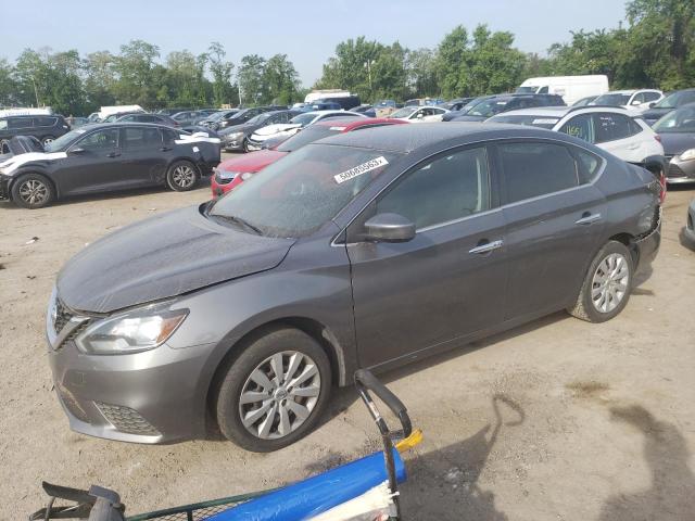 NISSAN SENTRA S 2017 с VIN 3N1AB7AP3HL644872 - Фото с аукциона